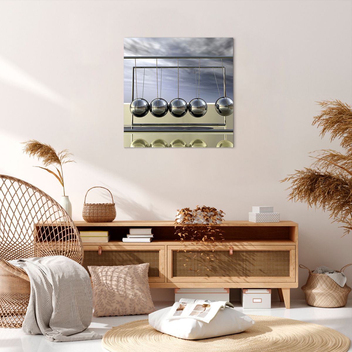 Obraz Na Płótnie - Kule Kompozycja - 60X60 Cm - Ac60X60-0252