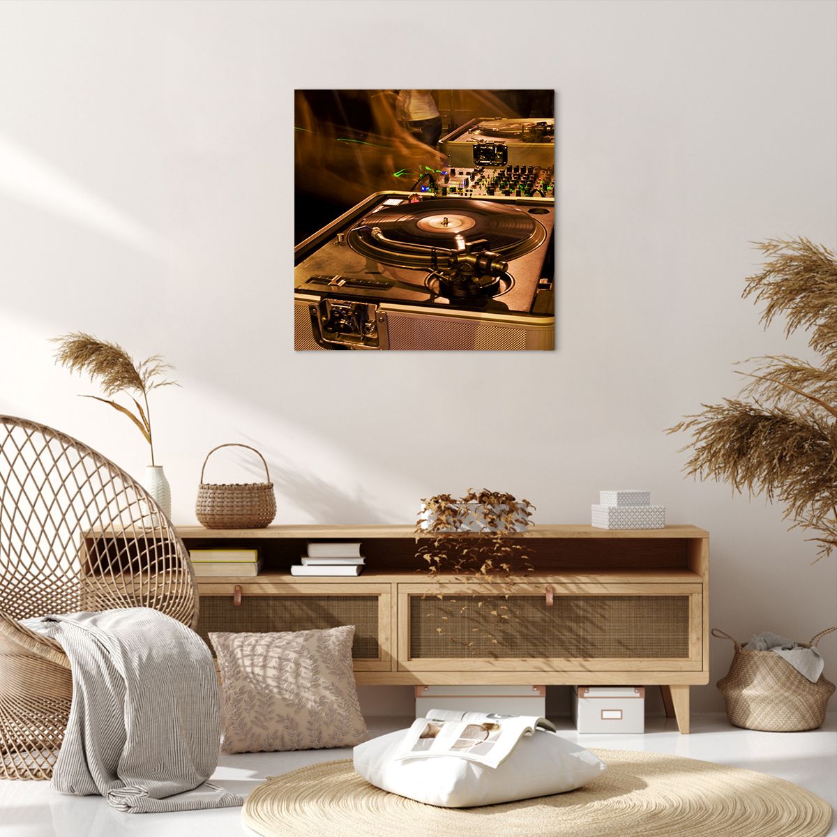 Obraz Na Płótnie - Studio Nagrań - 60X60 Cm - Ac60X60-0505