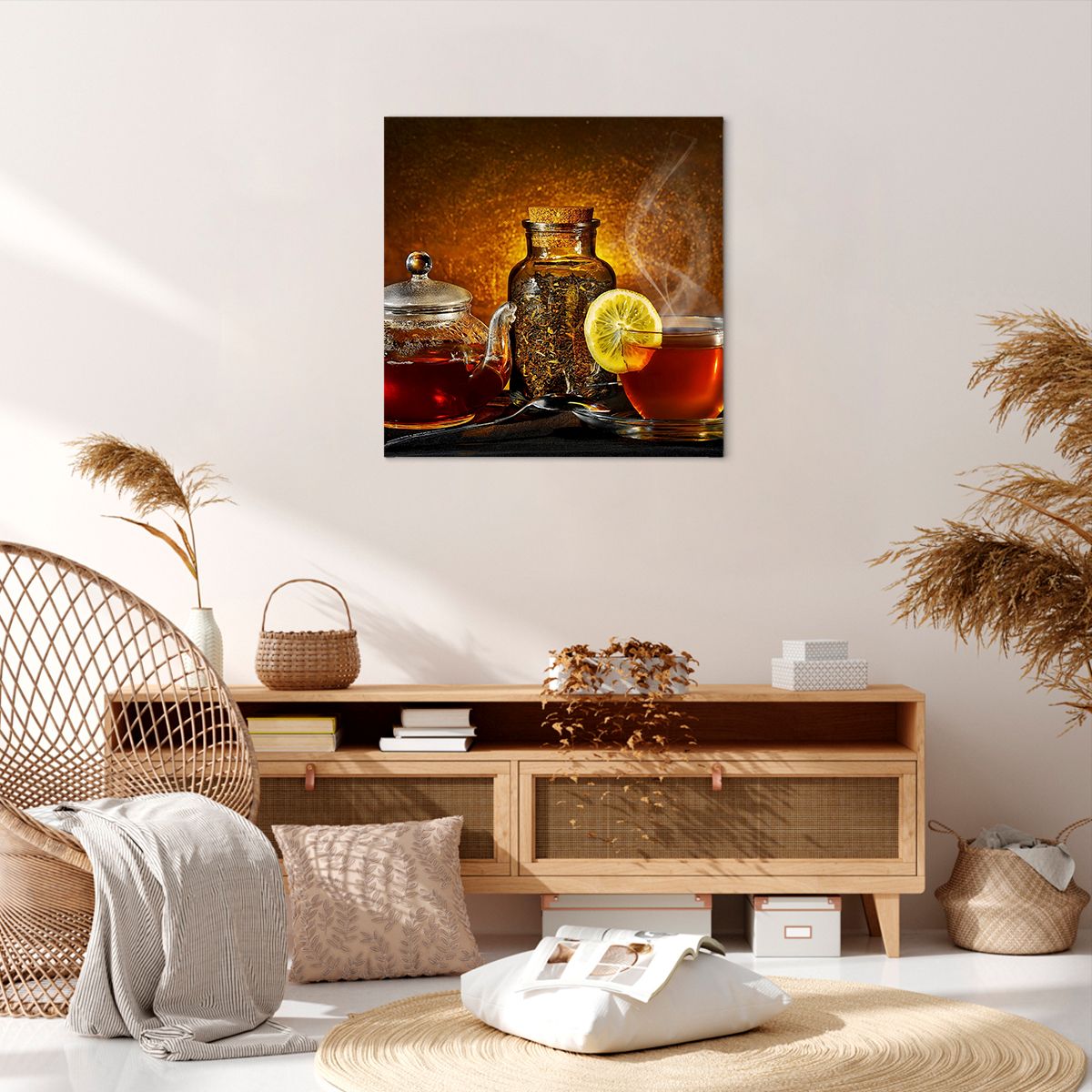 Obraz Na Płótnie - Herbata Napar  - 60X60 Cm - Ac60X60-2434