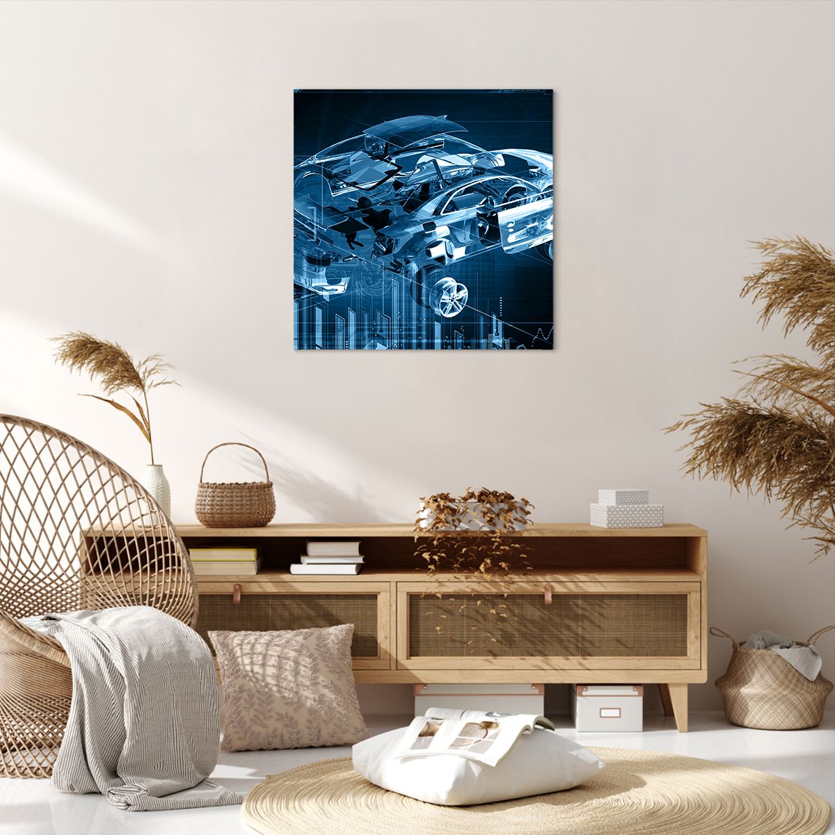 Obraz Na Płótnie - Samochód Prototyp - 60X60 Cm - Ac60X60-2615