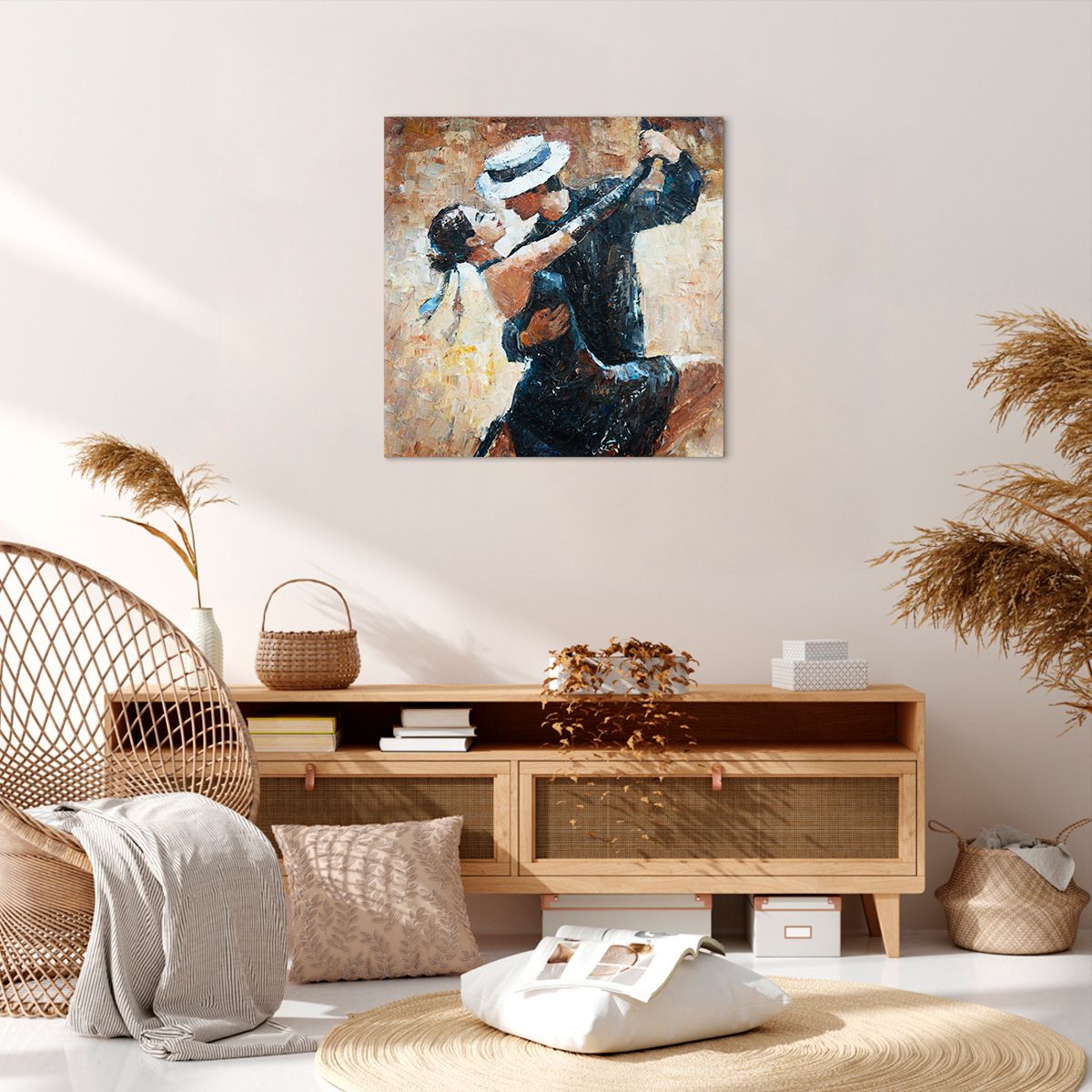 Obraz Na Płótnie - Tancerze Tango - 60X60 Cm - Ac60X60-3773