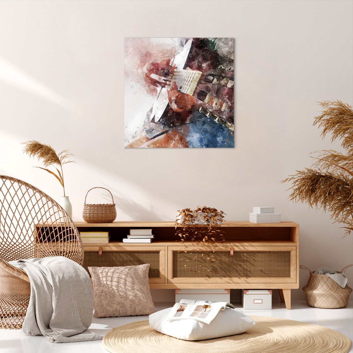Obraz Na Płótnie - Muzyka Gitara - 60X60 Cm - Ac60X60-4000