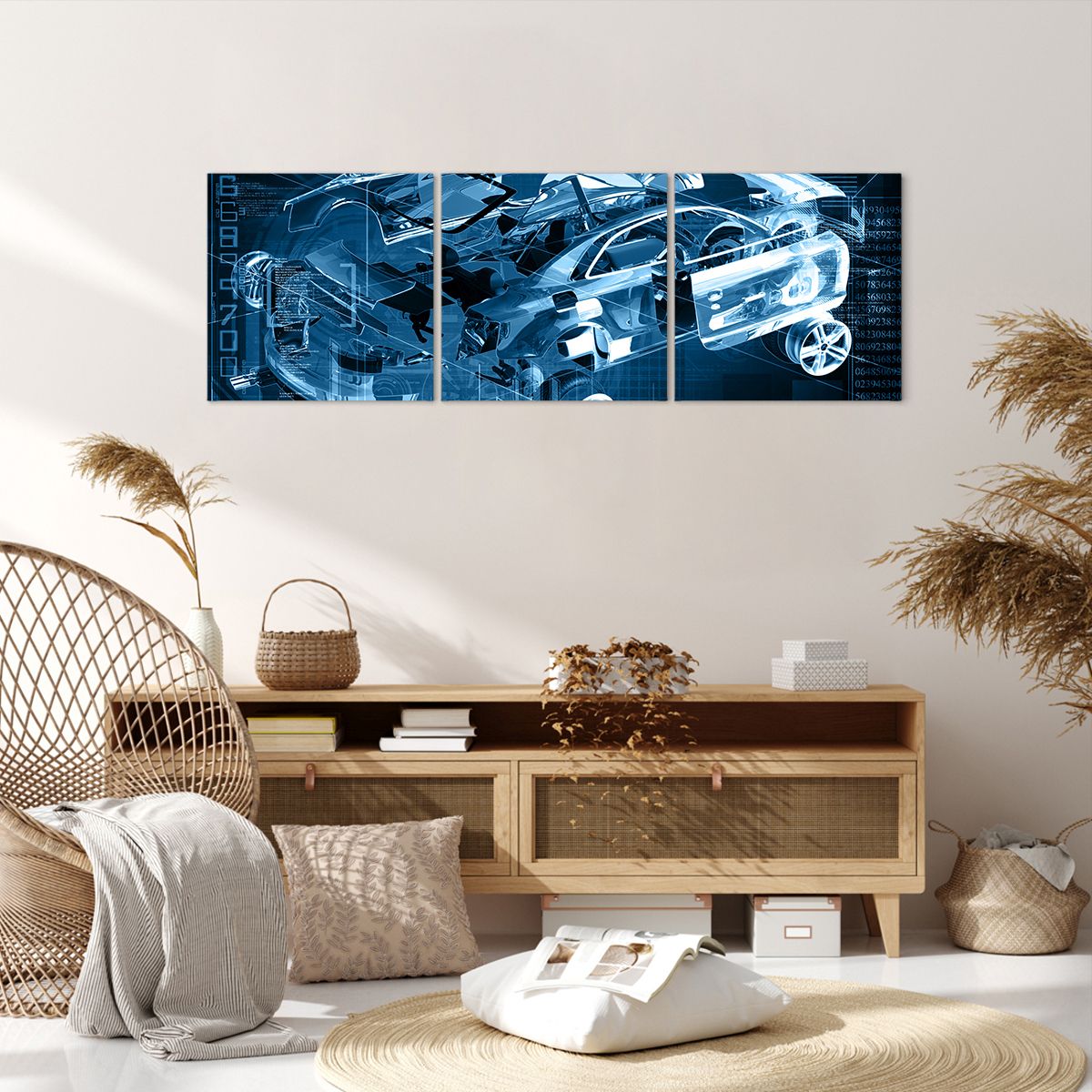 Obraz Na Płótnie - Samochód Prototyp - 120X40 Cm - Ca120X40-2615