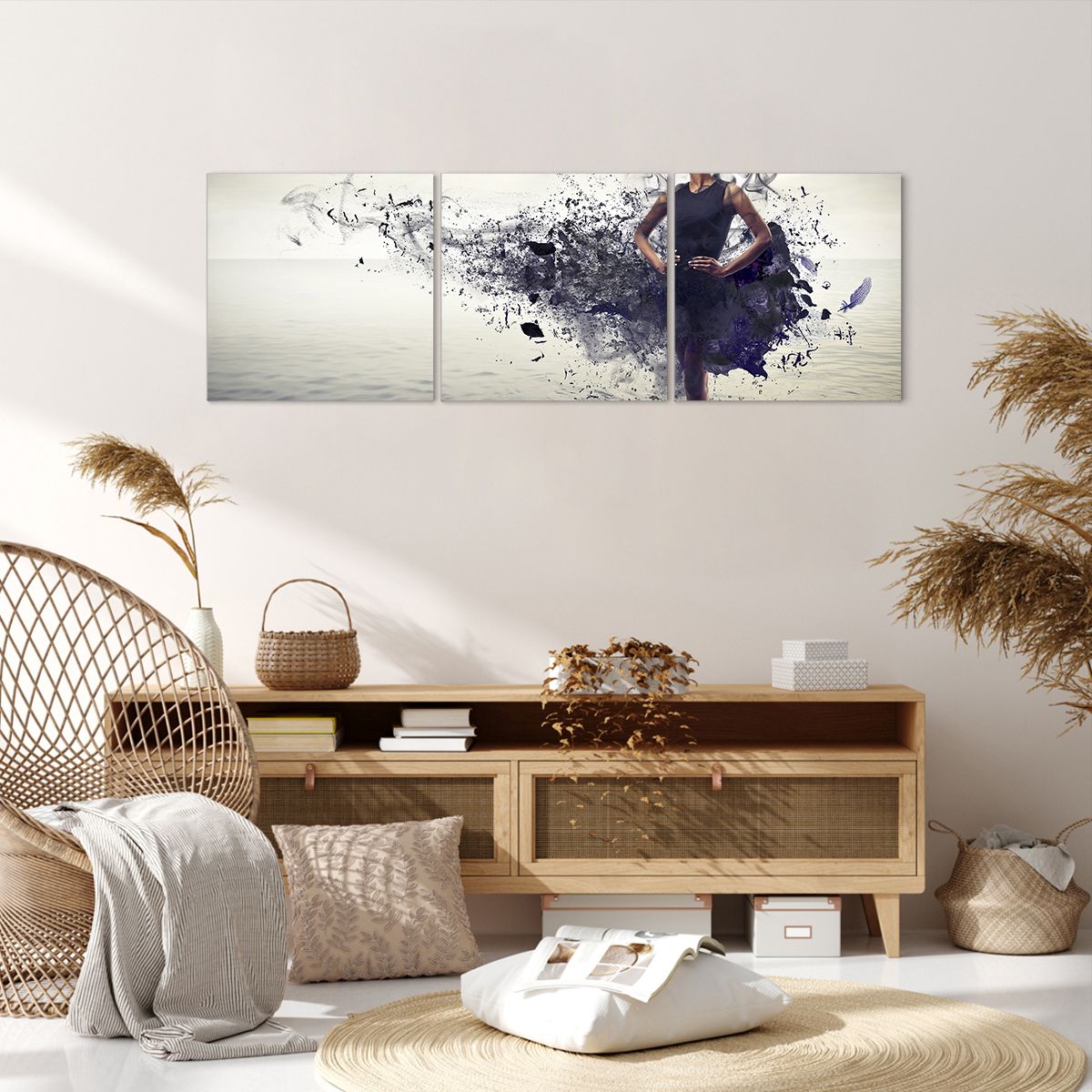 Obraz Na Płótnie - Kobieta Modelka - 120X40 Cm - Ca120X40-2623