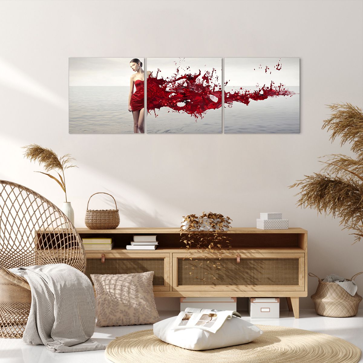 Obraz Na Płótnie - Kobieta Modelka - 120X40 Cm - Ca120X40-2633