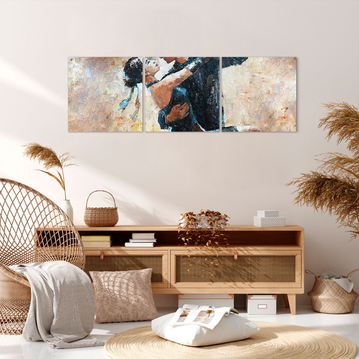 Obraz Na Płótnie - Tancerze Tango - 120X40 Cm - Ca120X40-3773