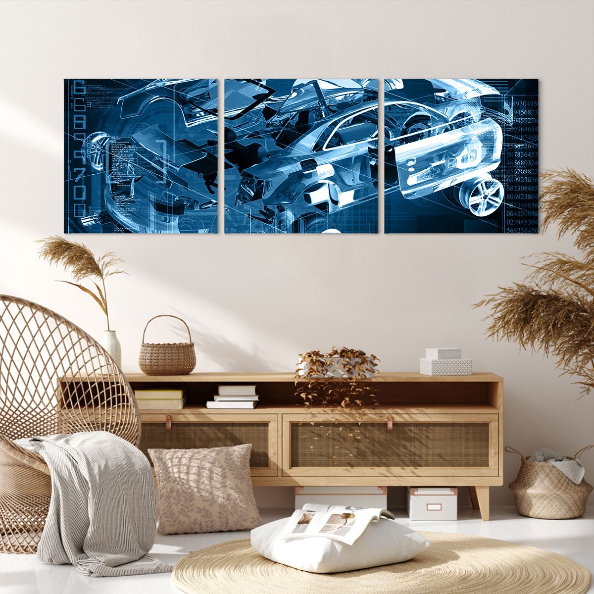 Obraz Na Płótnie - Samochód Prototyp - 150X50 Cm - Ca150X50-2615