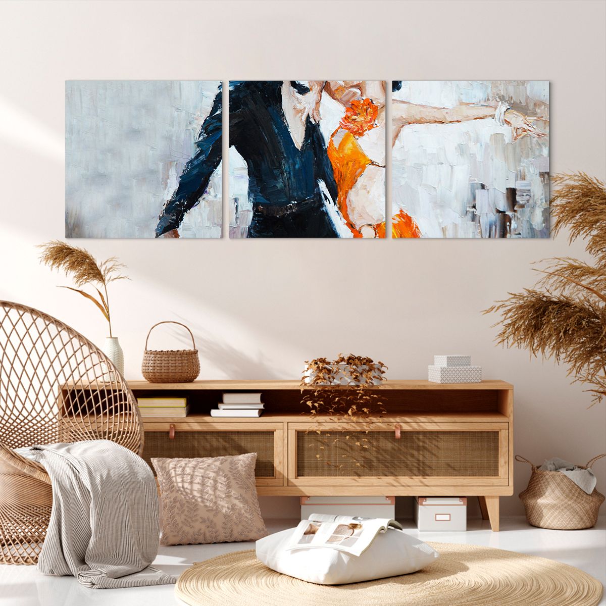 Obraz Na Płótnie - Samba Tancerze - 150X50 Cm - Ca150X50-3772