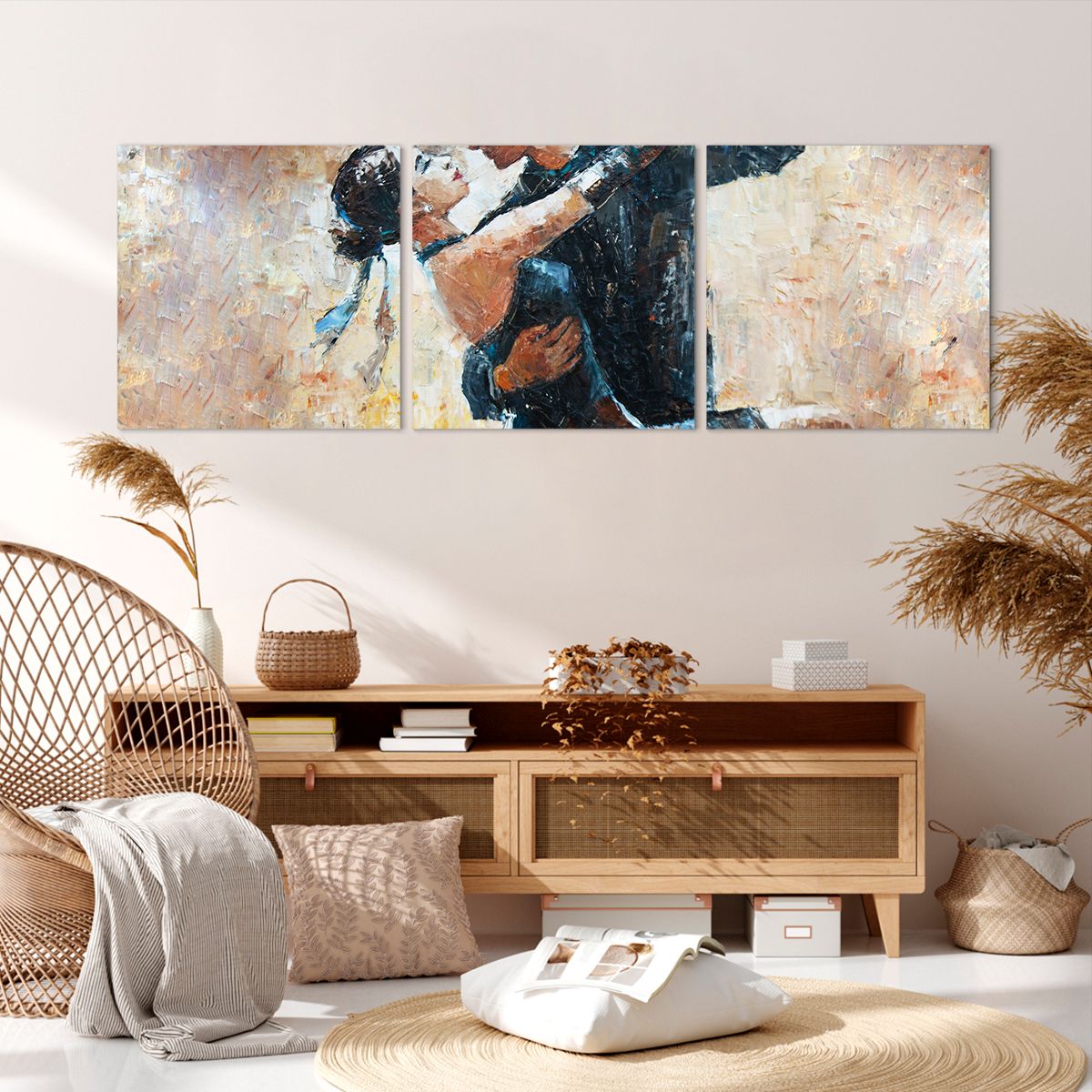 Obraz Na Płótnie - Tancerze Tango - 150X50 Cm - Ca150X50-3773