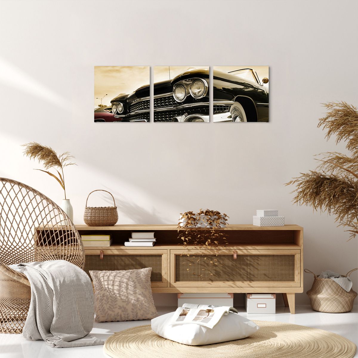 Obraz Na Płótnie - Cadillac Samochód - 90X30 Cm - Ca90X30-0160
