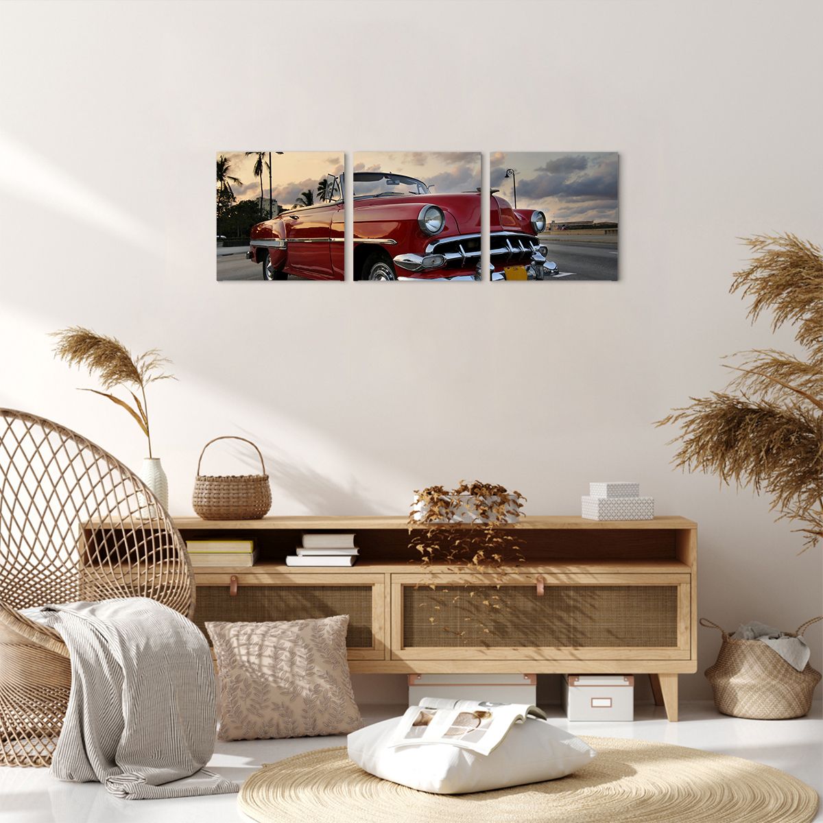 Obraz Na Płótnie - Cadillac Samochód - 90X30 Cm - Ca90X30-0186