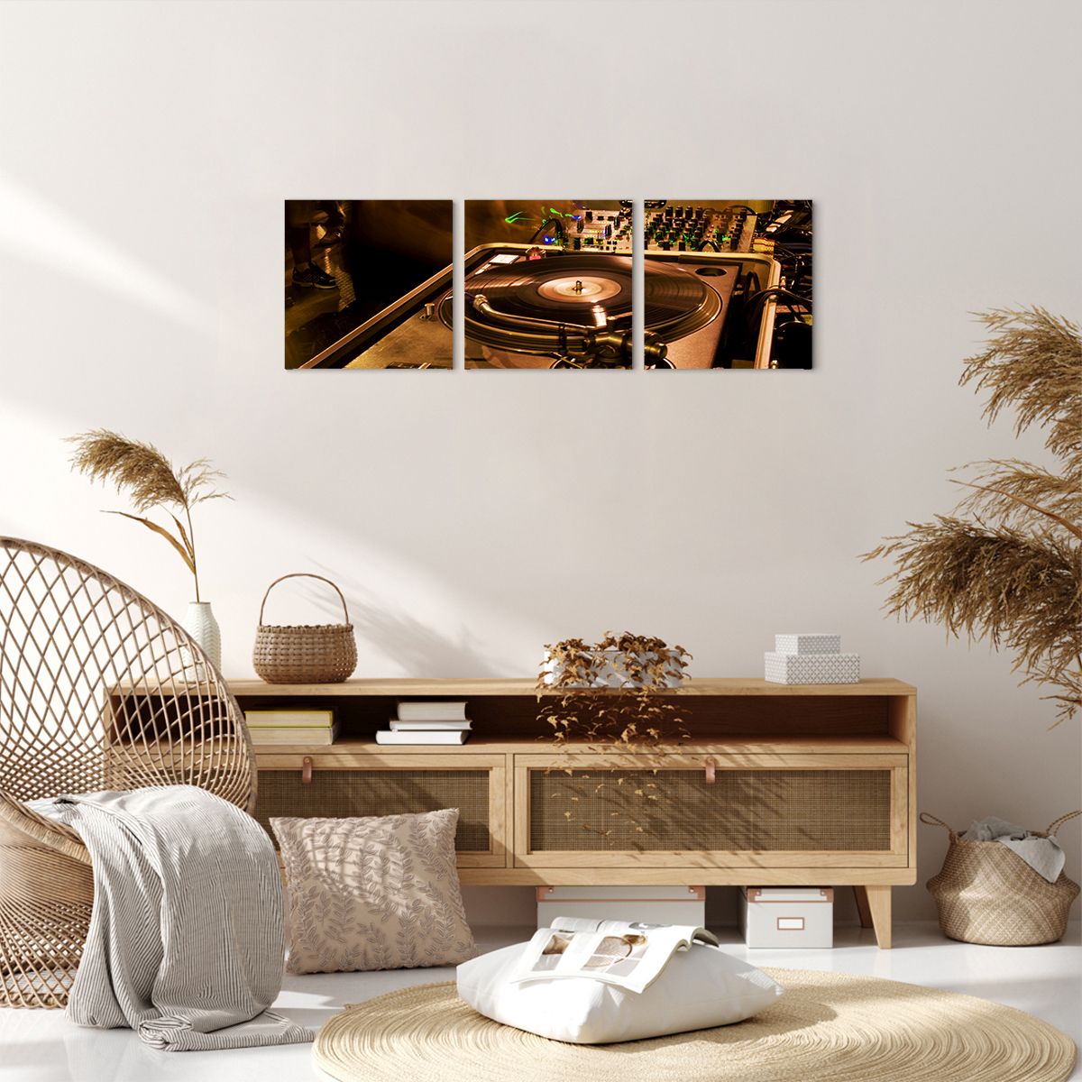 Obraz Na Płótnie - Studio Nagrań  - 90X30 Cm - Ca90X30-0505