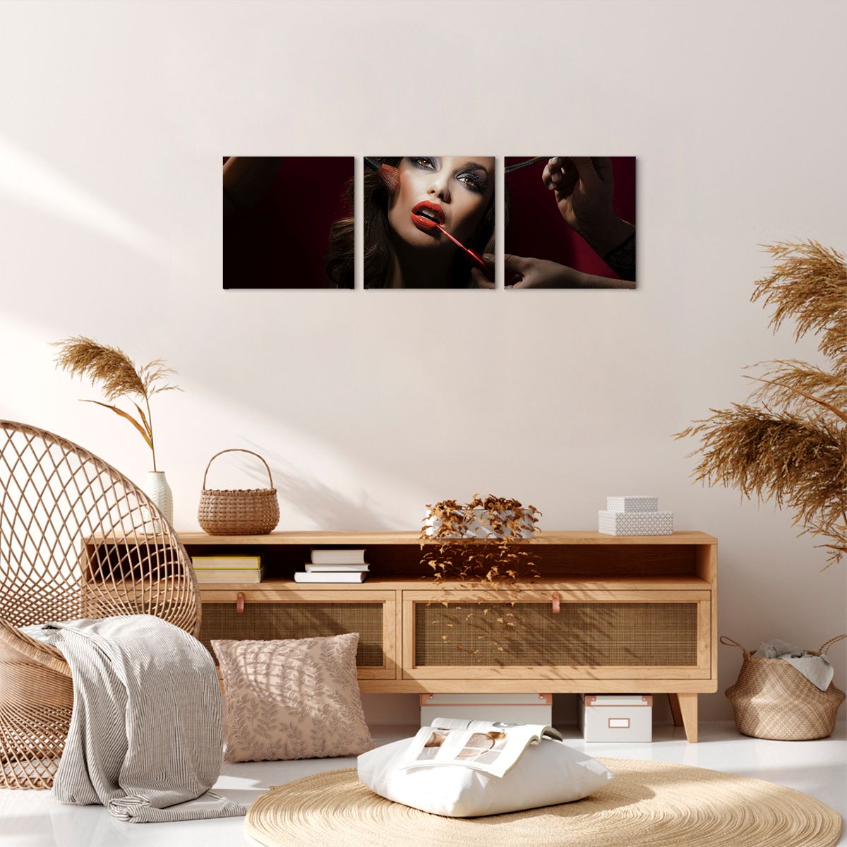 Obraz Na Płótnie - Kobieta Modelka - 90X30 Cm - Ca90X30-2597
