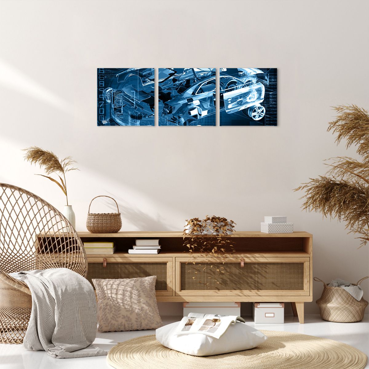 Obraz Na Płótnie - Samochód Prototyp - 90X30 Cm - Ca90X30-2615