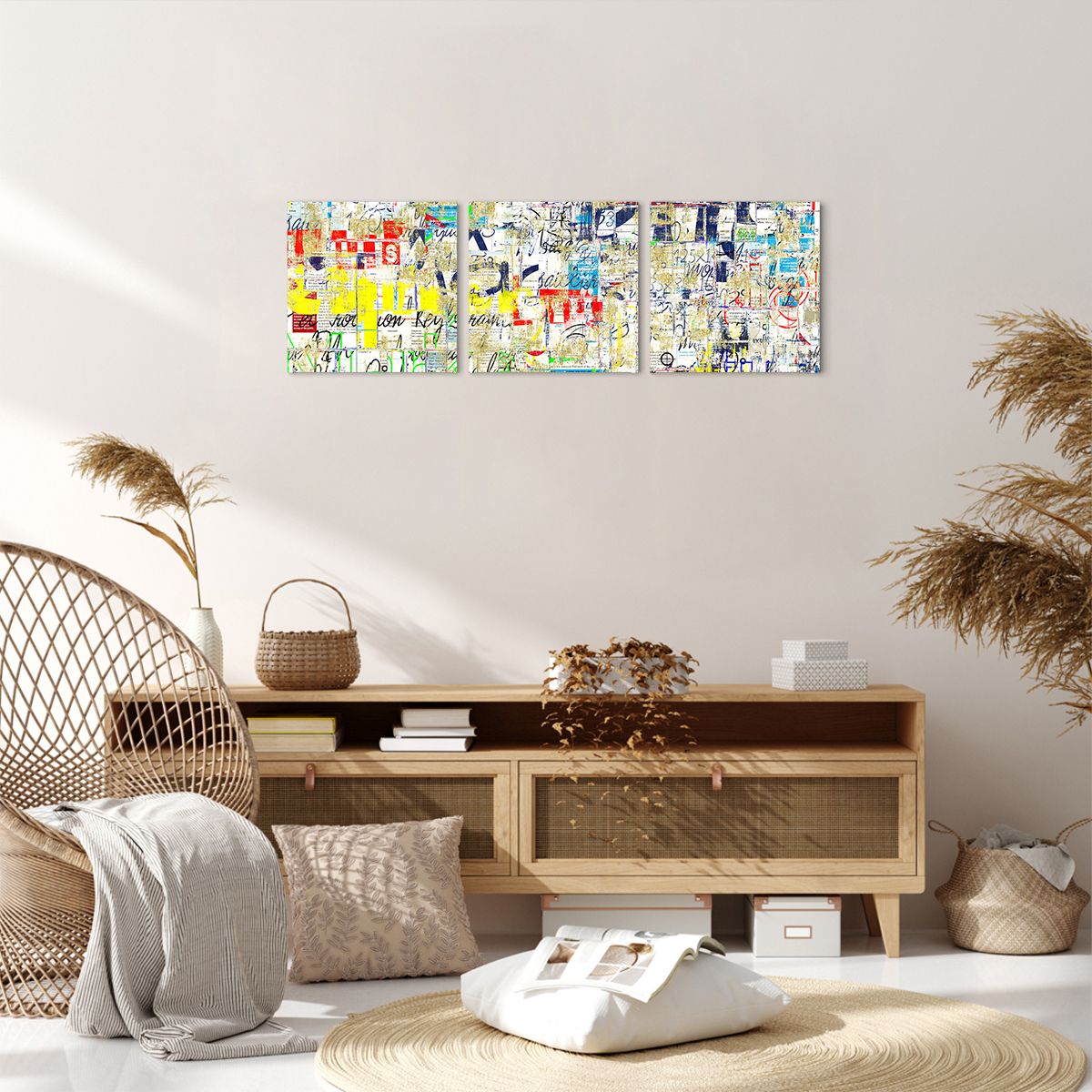 Obraz Na Płótnie - Graffiti Rysunek - 90X30 Cm - Ca90X30-2907