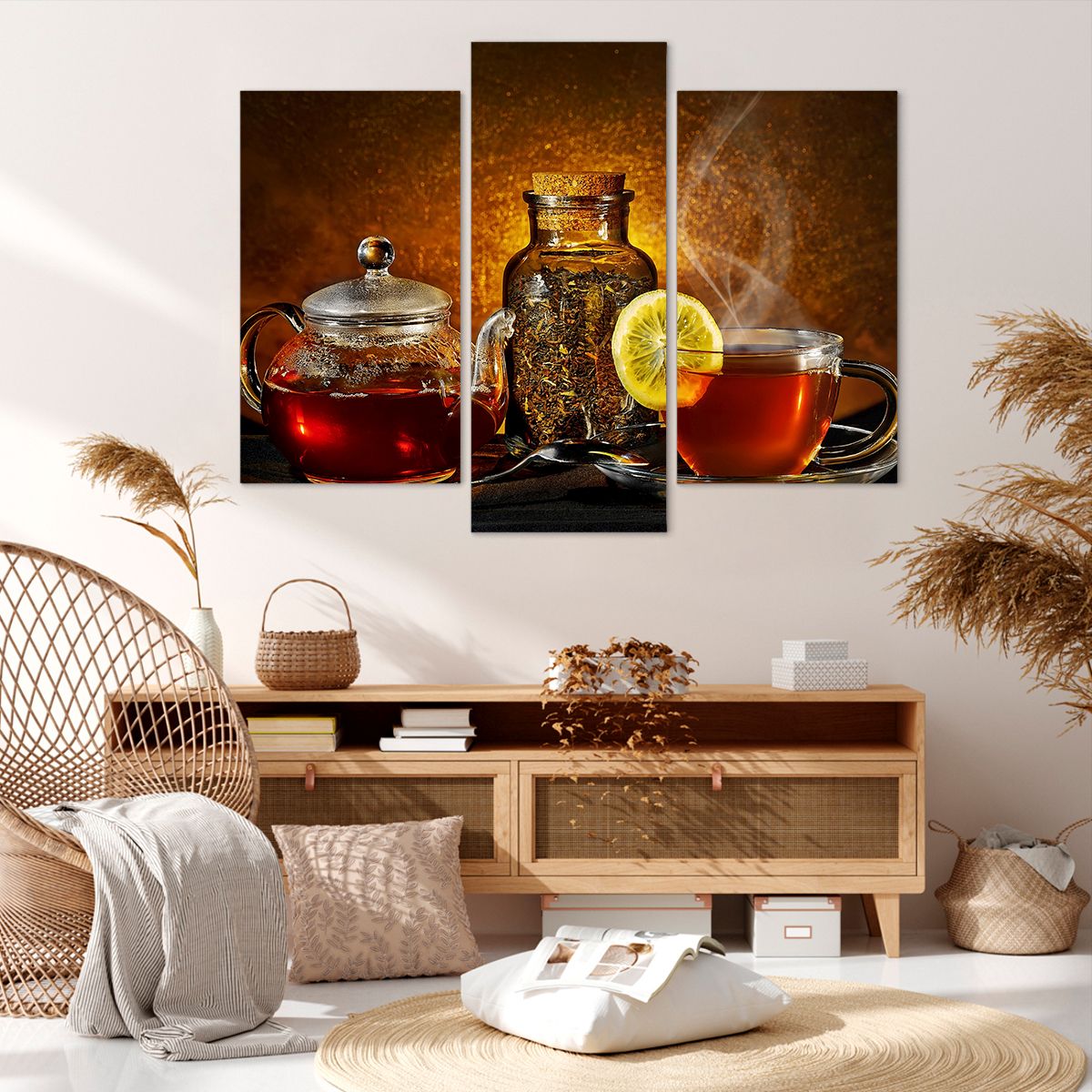 Obraz Na Płótnie - Herbata Napar  - 130X100 Cm - Cb130X100-2434