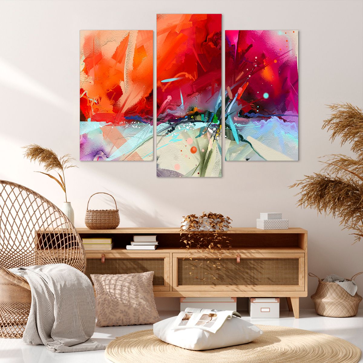 Obraz Na Płótnie - Kompozycja Dynamika - 130X100 Cm - Cb130X100-4036