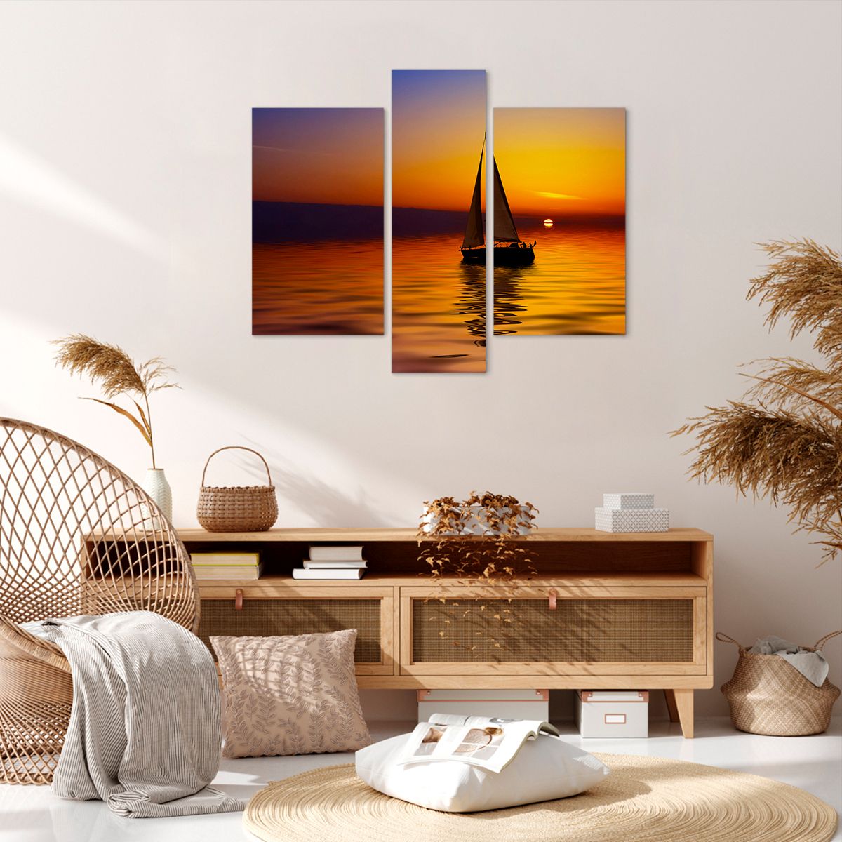 Obraz Na Płótnie - Żaglówka Rejs - 95X80 Cm - Cb95X80-0106