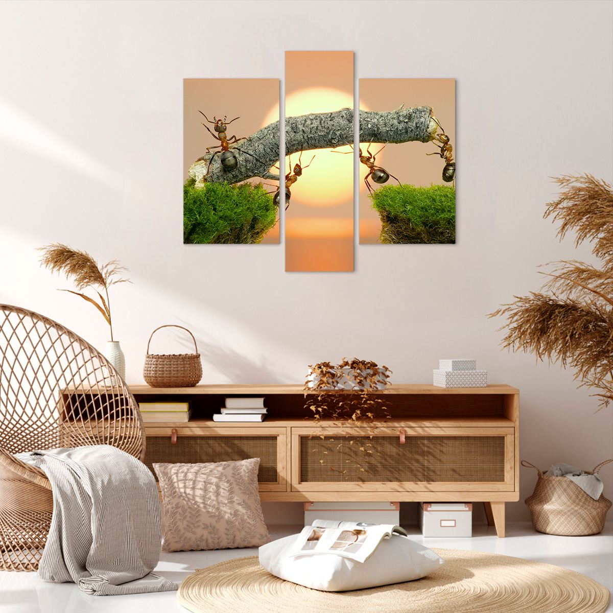 Obraz Na Płótnie - Przyroda Mrówka - 95X80 Cm - Cb95X80-2104