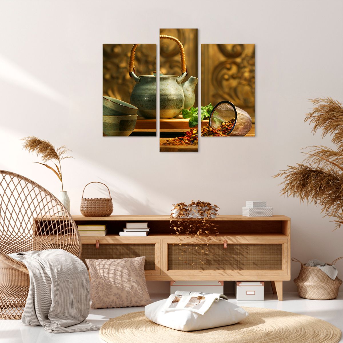 Obraz Na Płótnie - Imbryk Herbata - 95X80 Cm - Cb95X80-2628