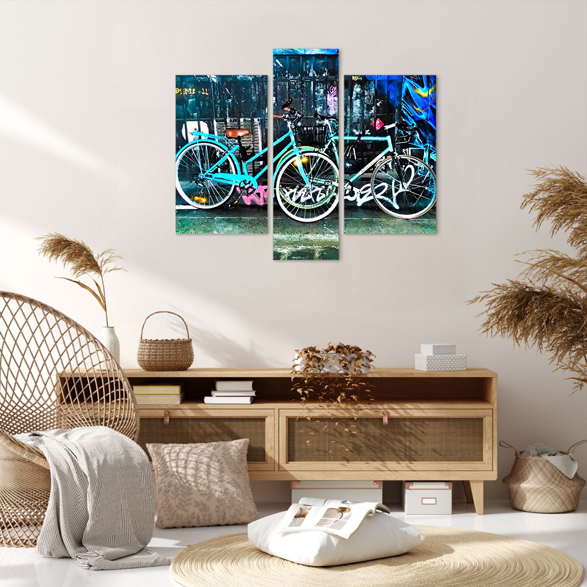 Obraz Na Płótnie - Rower Ulica - 95X80 Cm - Cb95X80-2949