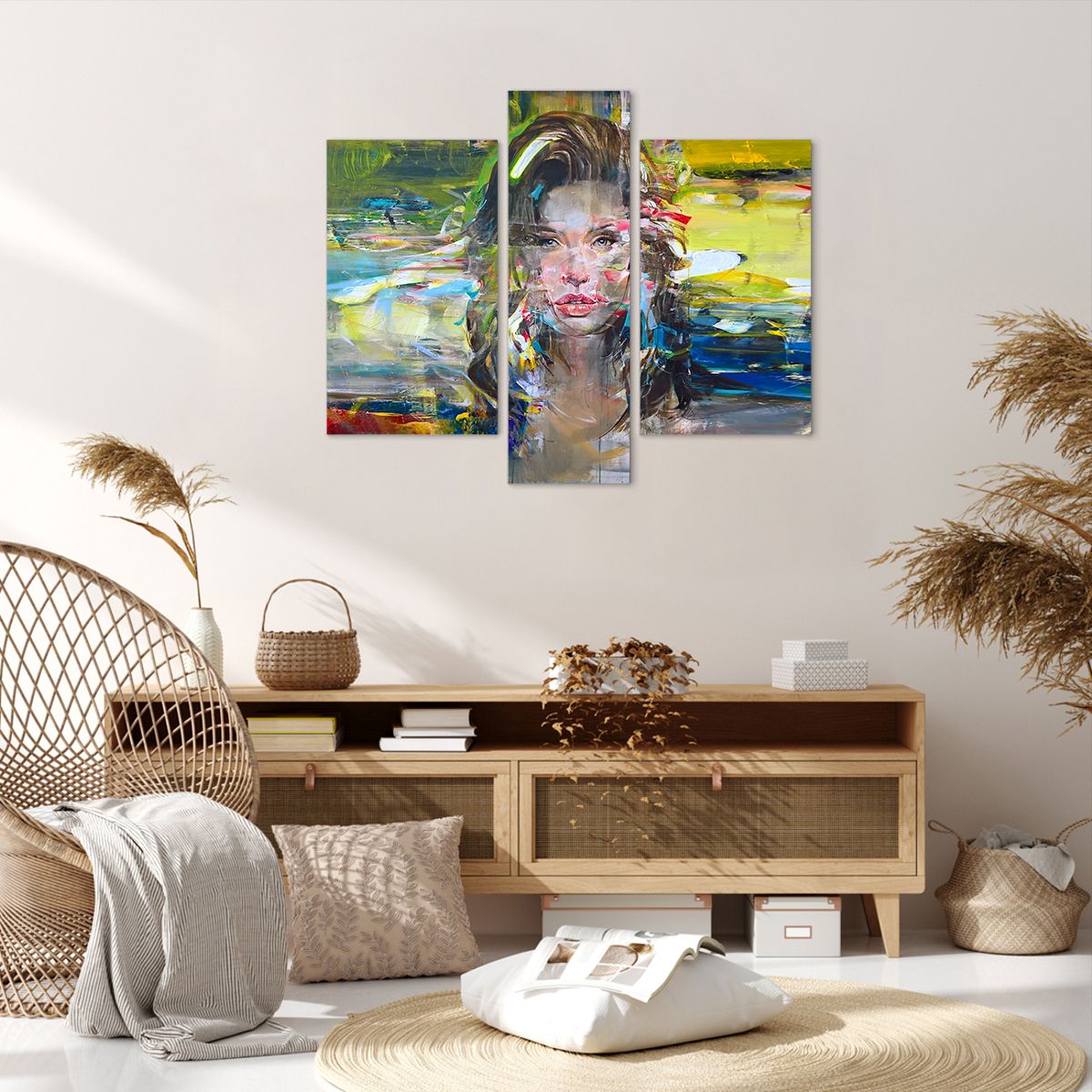 Obraz Na Płótnie - Portret Kobieta - 95X80 Cm - Cb95X80-3473