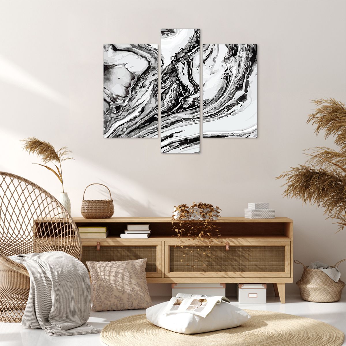Obraz Na Płótnie - Kompozycja Kolor - 95X80 Cm - Cb95X80-4083