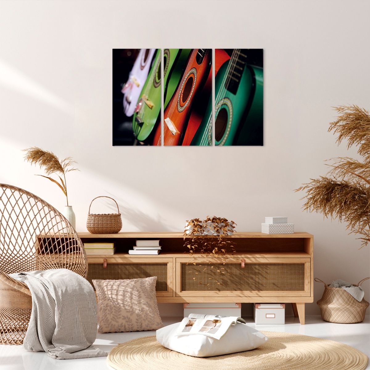 Obraz Na Płótnie - Gitara Muzyka Gra - 105X70 Cm - Ce105X70-2113