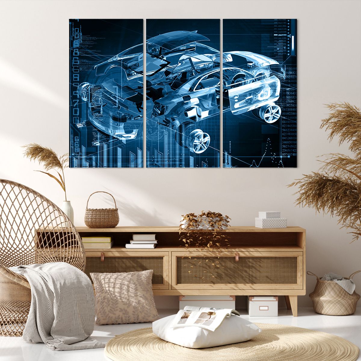 Obraz Na Płótnie - Samochód Prototyp - 165X110 Cm - Ce165X110-2615