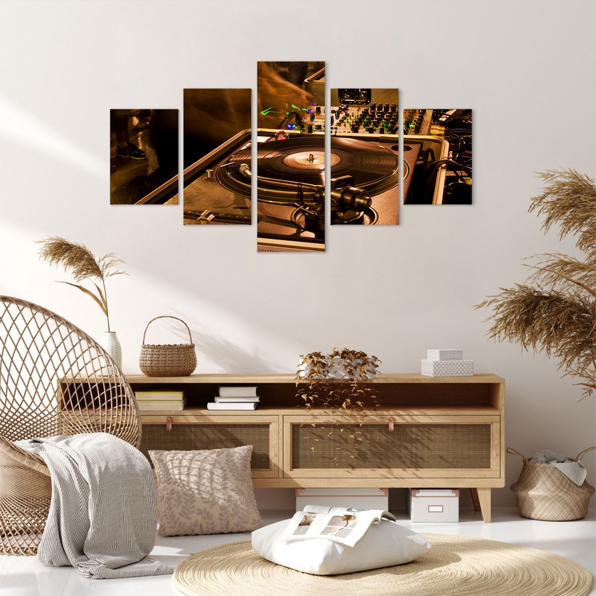 Obraz Na Płótnie - Studio Nagrań  - 125X70 Cm - Ea125X70-0505