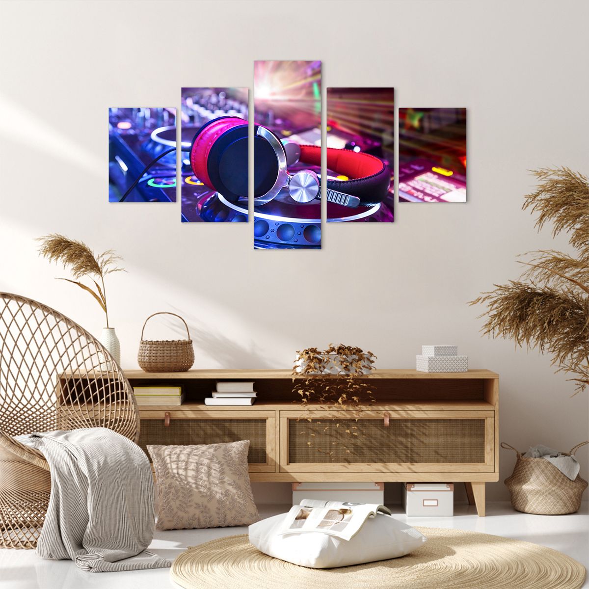 Obraz Na Płótnie - Studio Nagrań  - 125X70 Cm - Ea125X70-2412