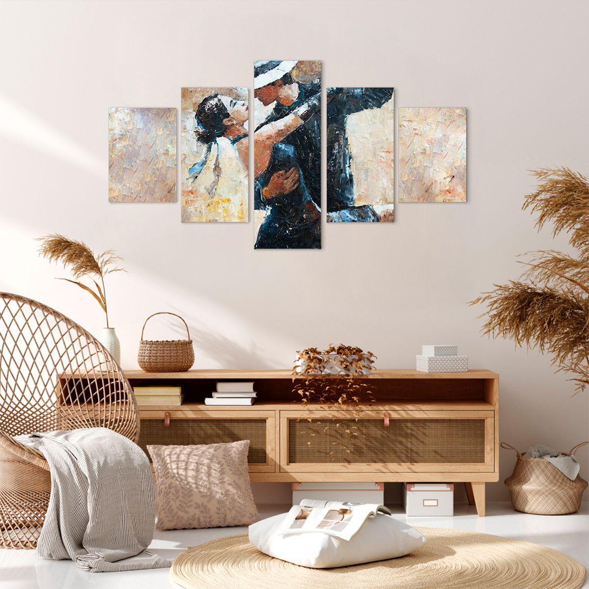 Obraz Na Płótnie - Tancerze Tango - 125X70 Cm - Ea125X70-3773