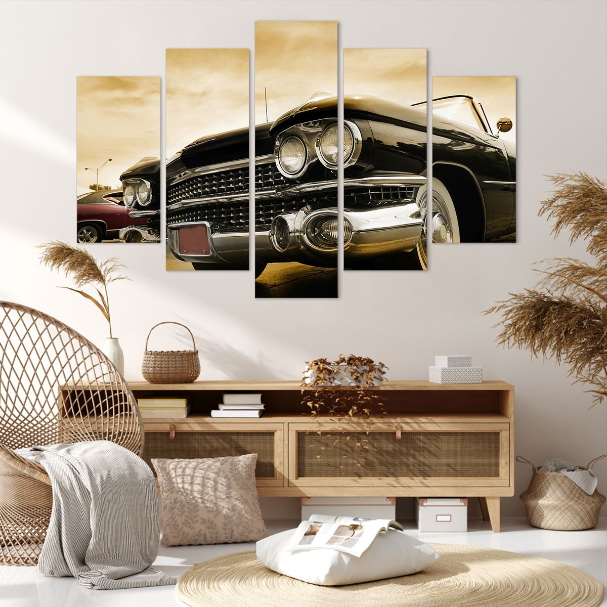 Obraz Na Płótnie - Cadillac Samochód - 150X100 Cm - Ea150X100-0160