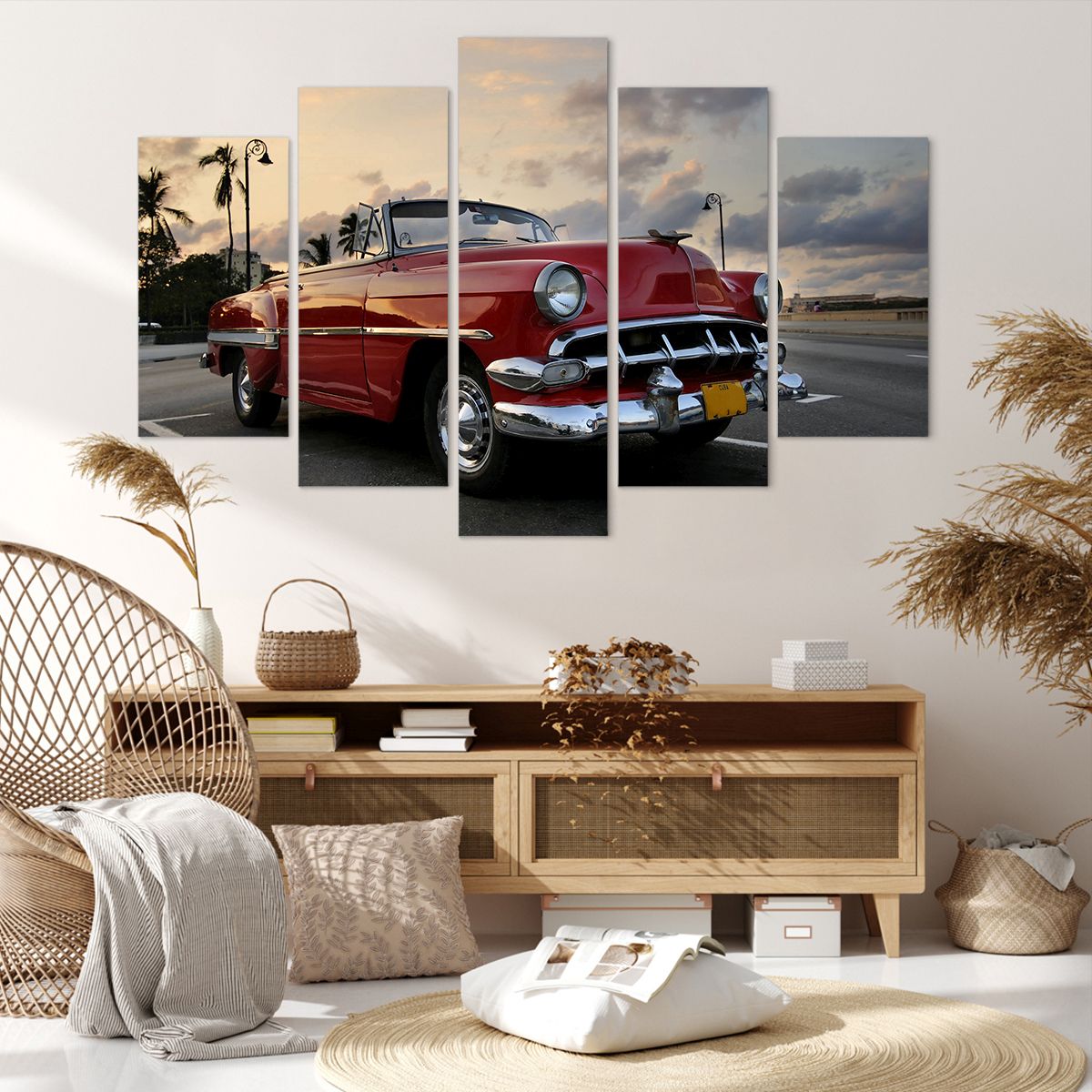 Obraz Na Płótnie - Cadillac Samochód - 150X100 Cm - Ea150X100-0186