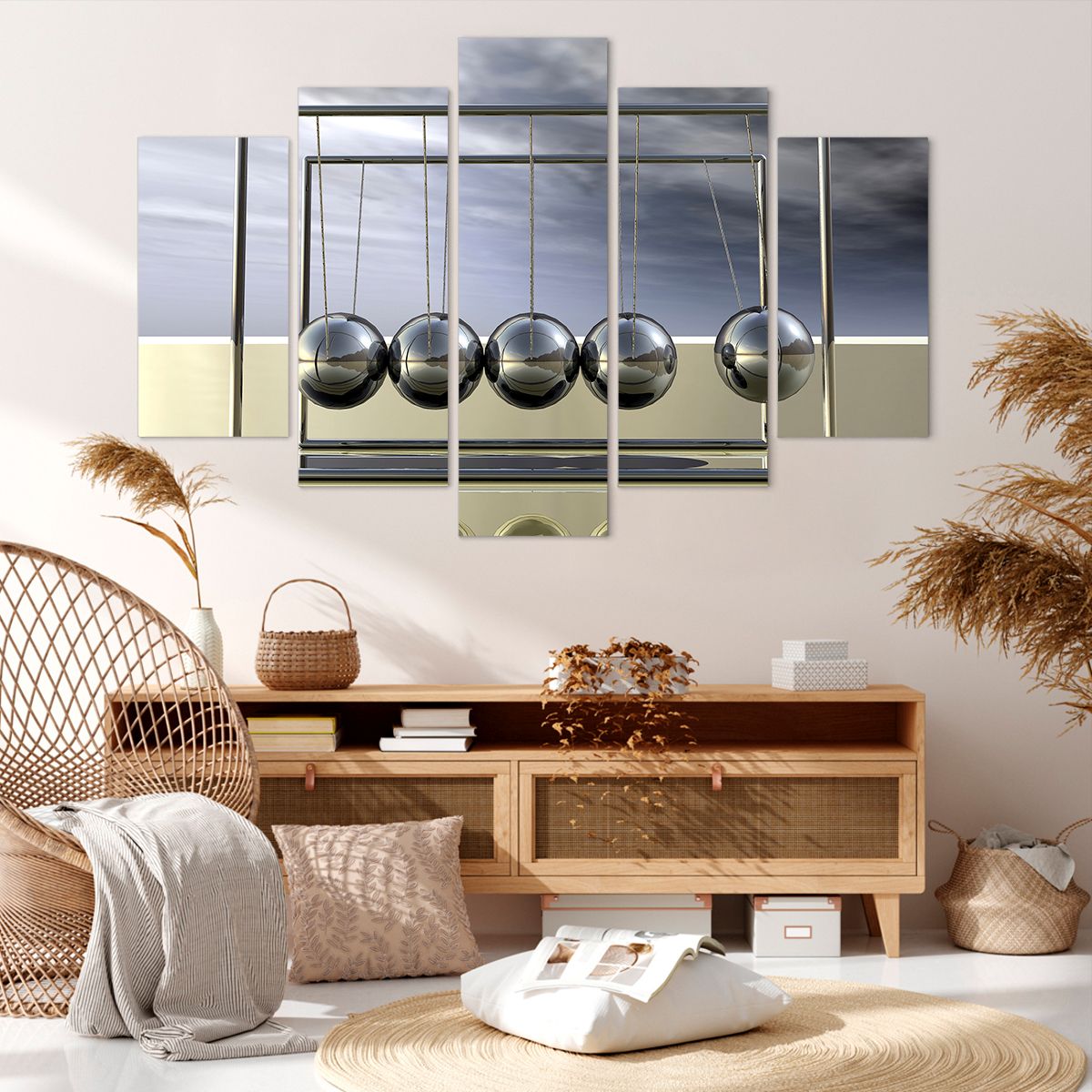 Obraz Na Płótnie - Kule Kompozycja - 150X100 Cm - Ea150X100-0252