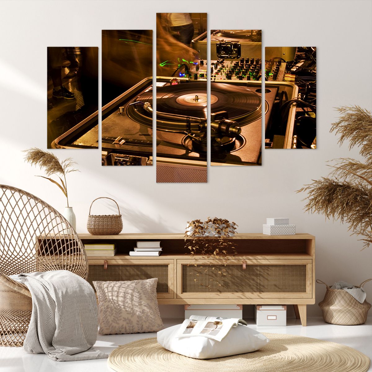 Obraz Na Płótnie - Studio Nagrań  - 150X100 Cm - Ea150X100-0505