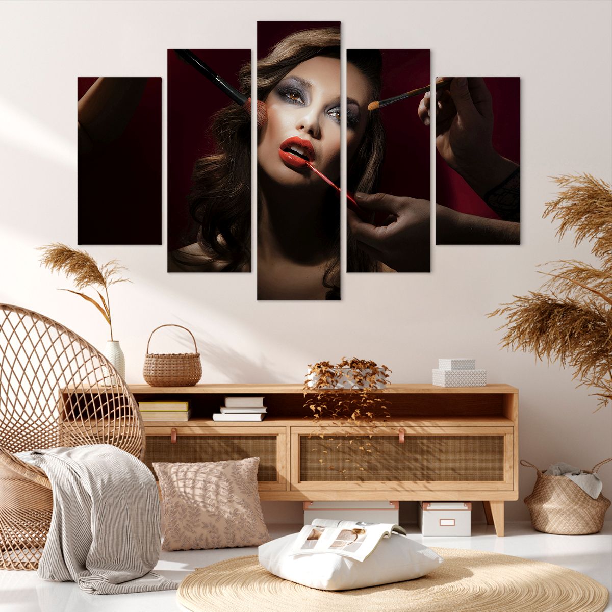Obraz Na Płótnie - Kobieta Modelka - 150X100 Cm - Ea150X100-2597