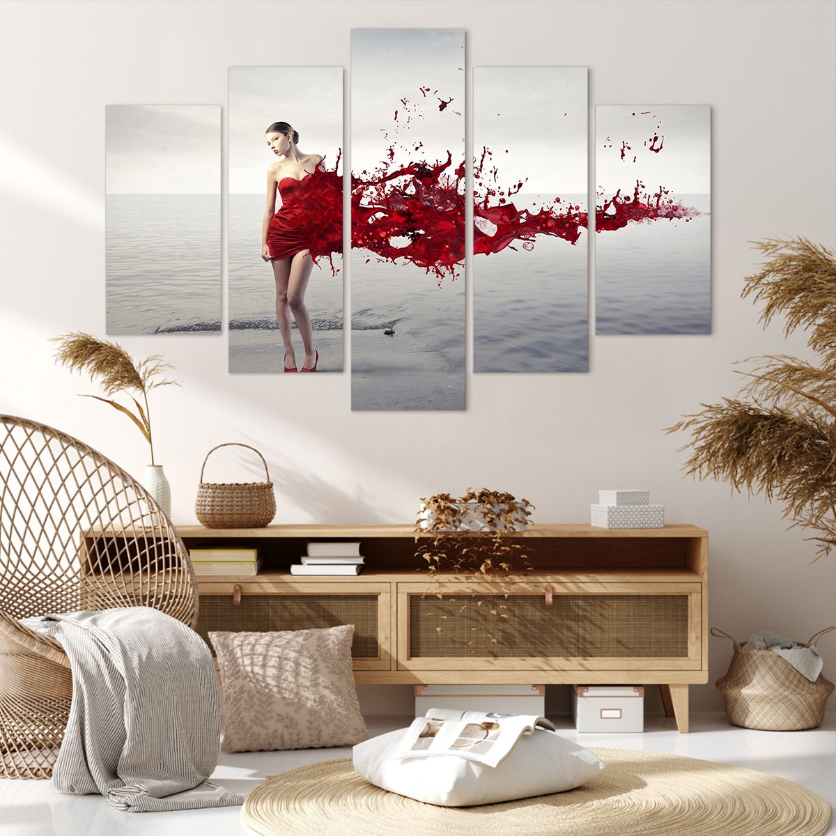 Obraz Na Płótnie - Kobieta Modelka - 150X100 Cm - Ea150X100-2633