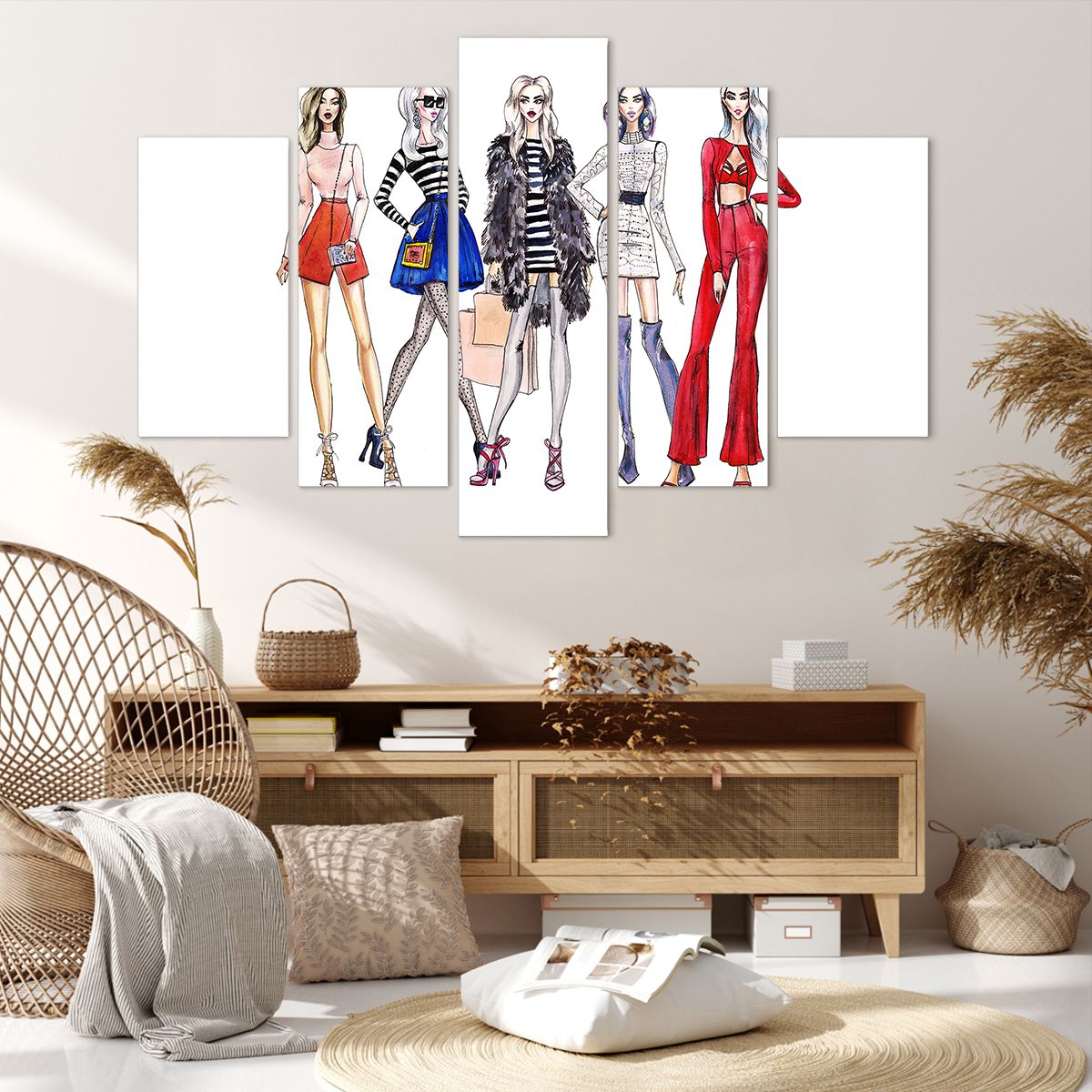 Obraz Na Płótnie - Kobieta Modelka - 150X100 Cm - Ea150X100-2855
