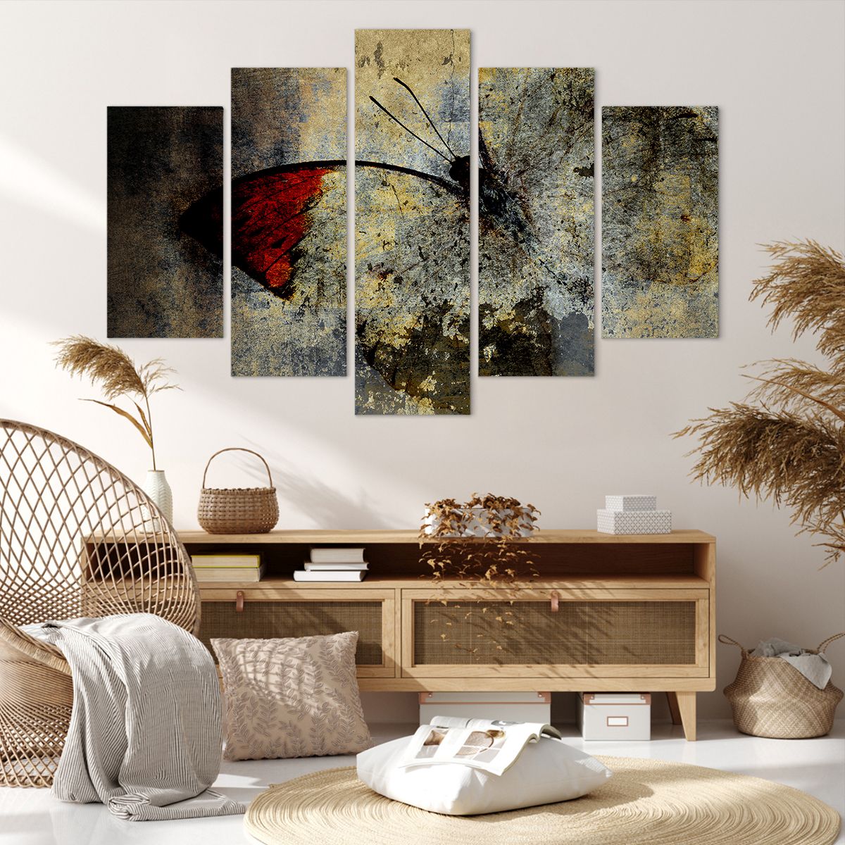 Obraz Na Płótnie - Motyl Wolność - 150X100 Cm - Ea150X100-3678