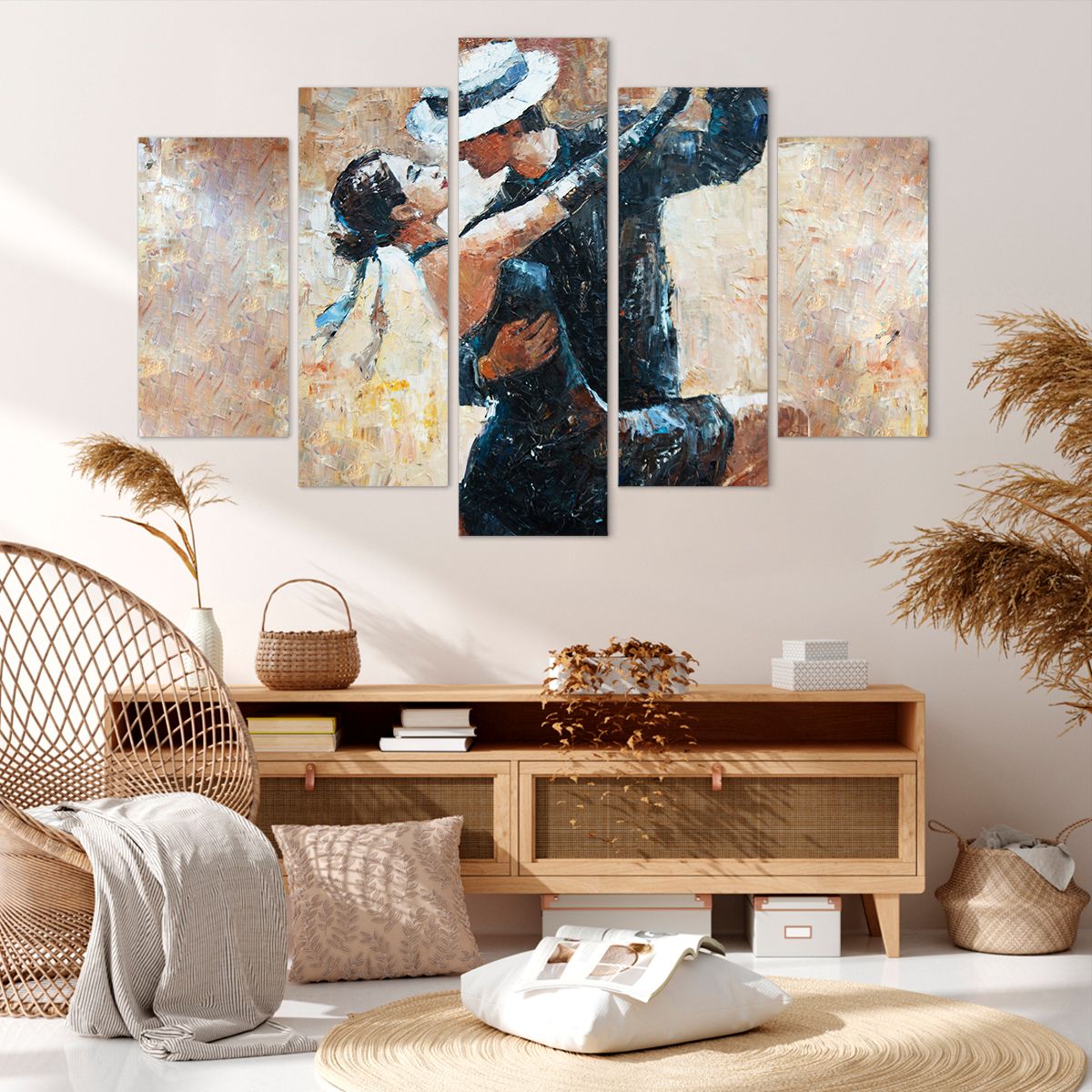 Obraz Na Płótnie - Tancerze Tango - 150X100 Cm - Ea150X100-3773