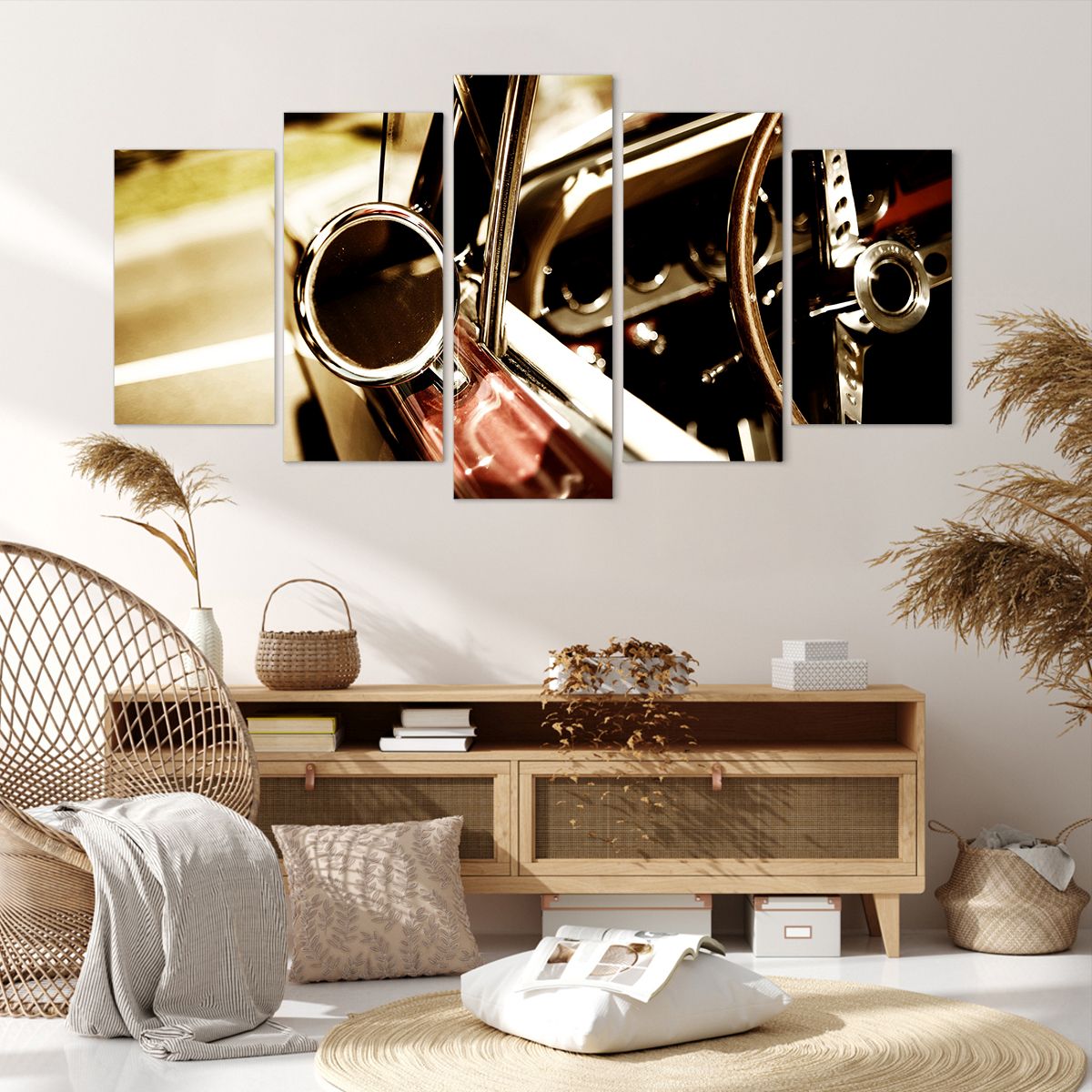 Obraz Na Płótnie - Cadillac Samochód - 160X85 Cm - Ea160X85-0195