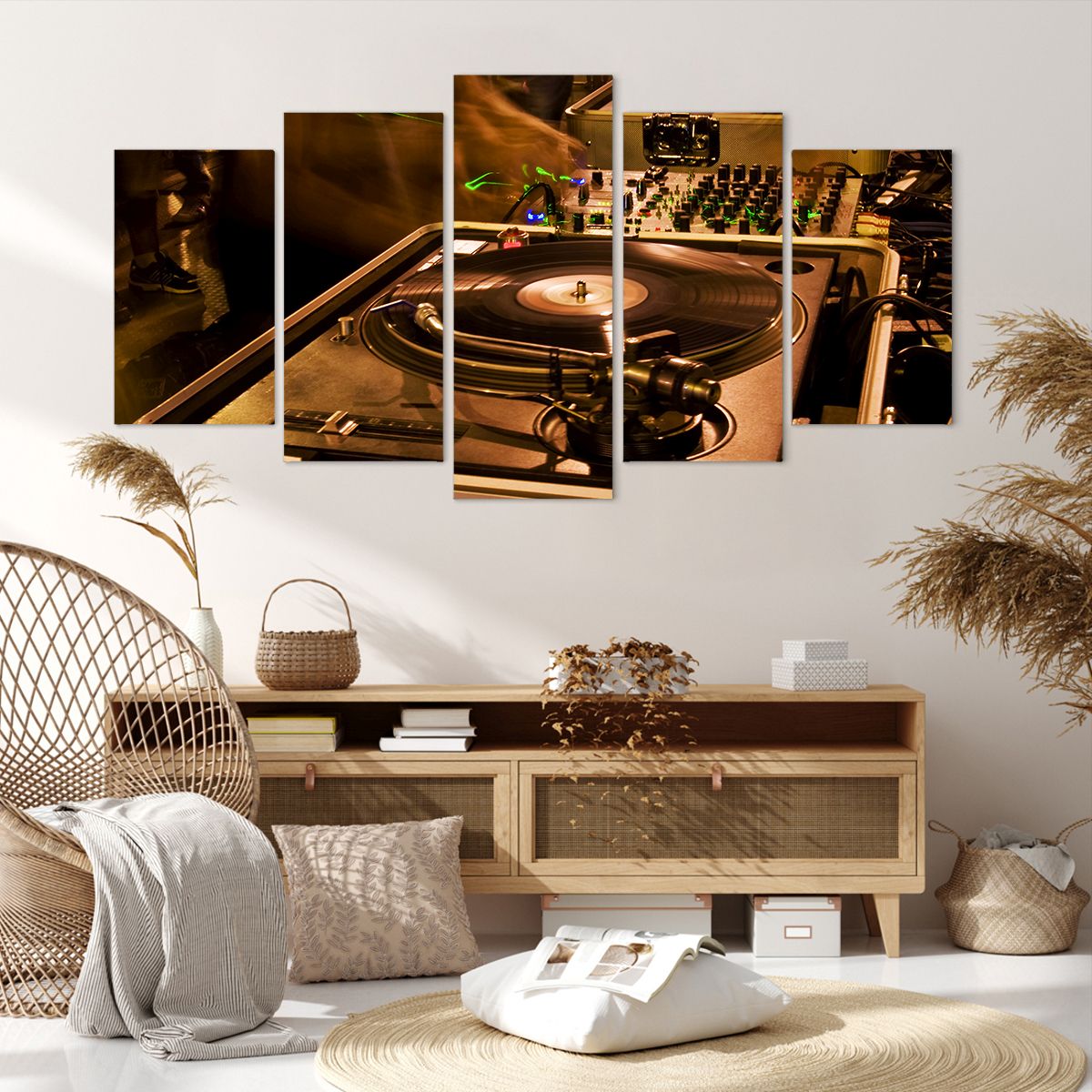 Obraz Na Płótnie - Studio Nagrań  - 160X85 Cm - Ea160X85-0505