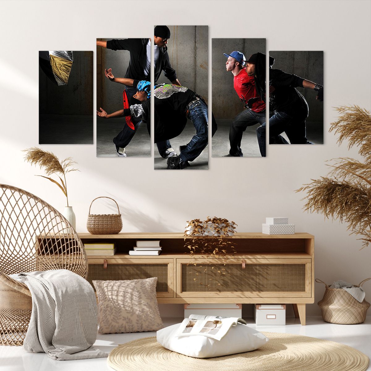 Obraz Na Płótnie - Breakdance Ulica - 160X85 Cm - Ea160X85-2126