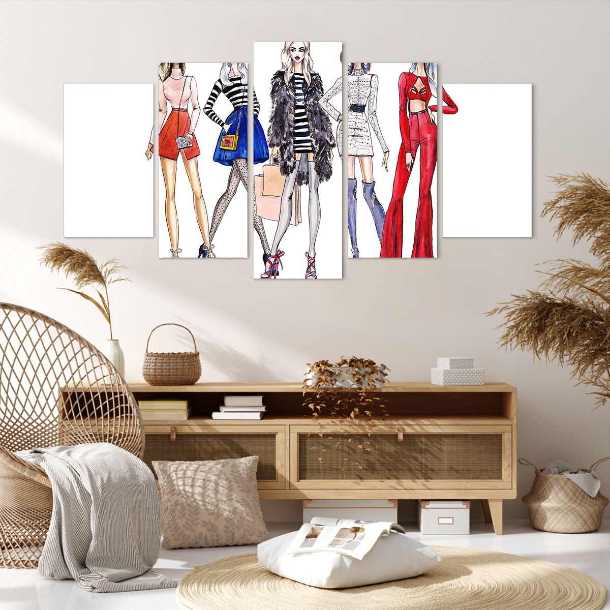 Obraz Na Płótnie - Kobieta Modelka - 160X85 Cm - Ea160X85-2855