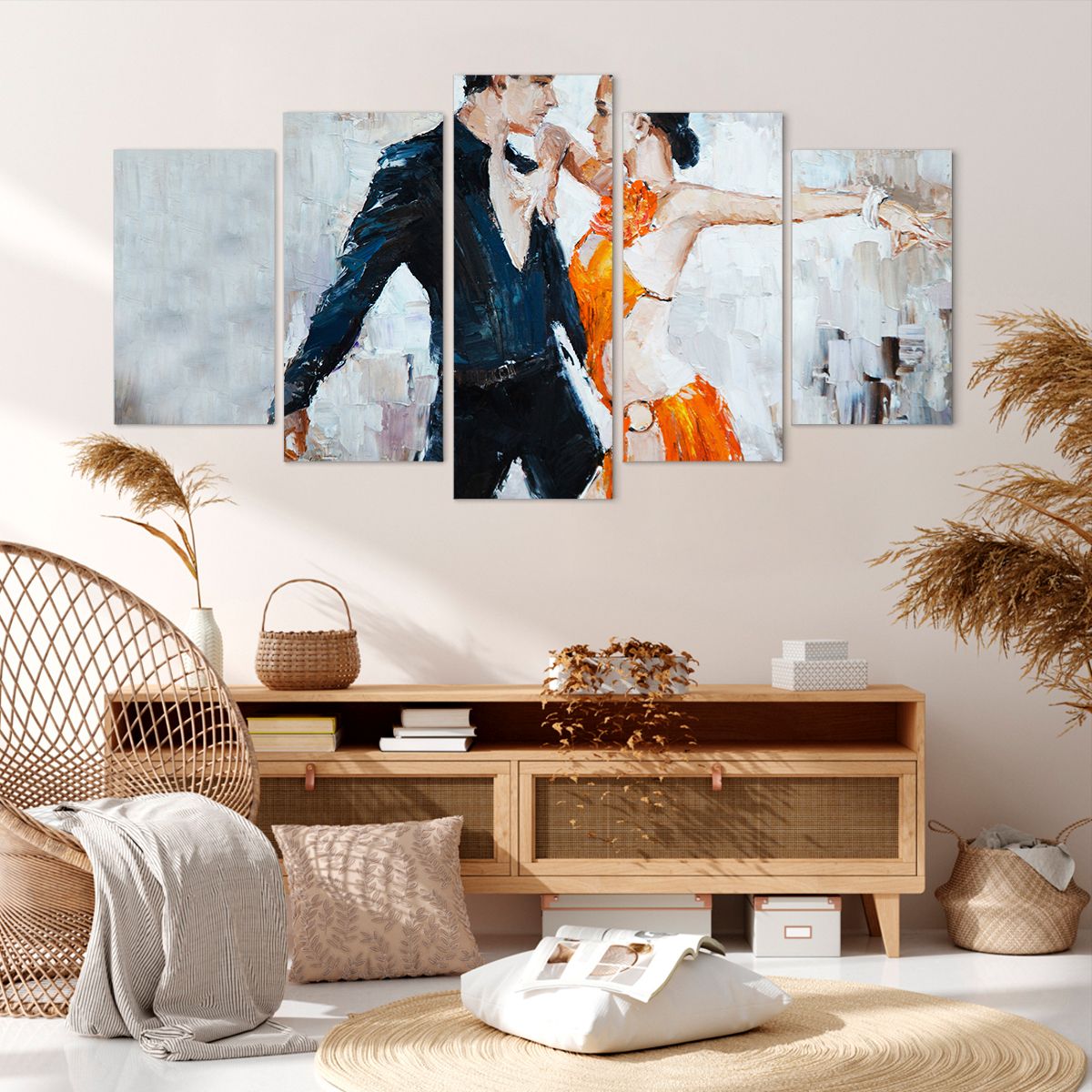 Obraz Na Płótnie - Samba Tancerze - 160X85 Cm - Ea160X85-3772