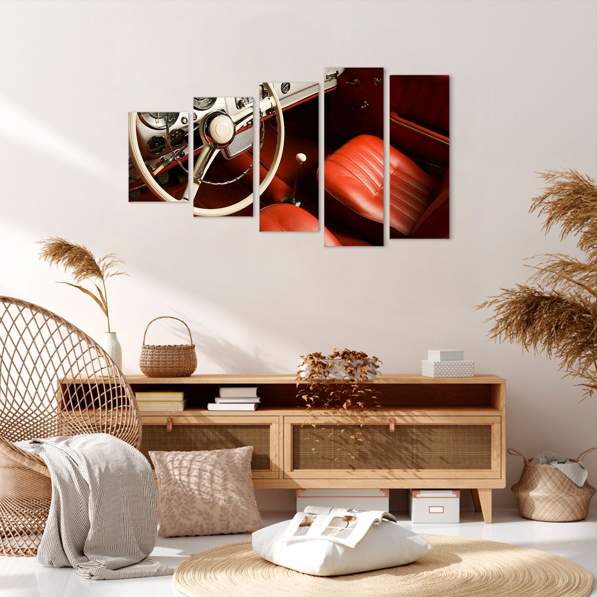 Obraz Na Płótnie - Samochód Retro - 100X60 Cm - Eg100X60-0149