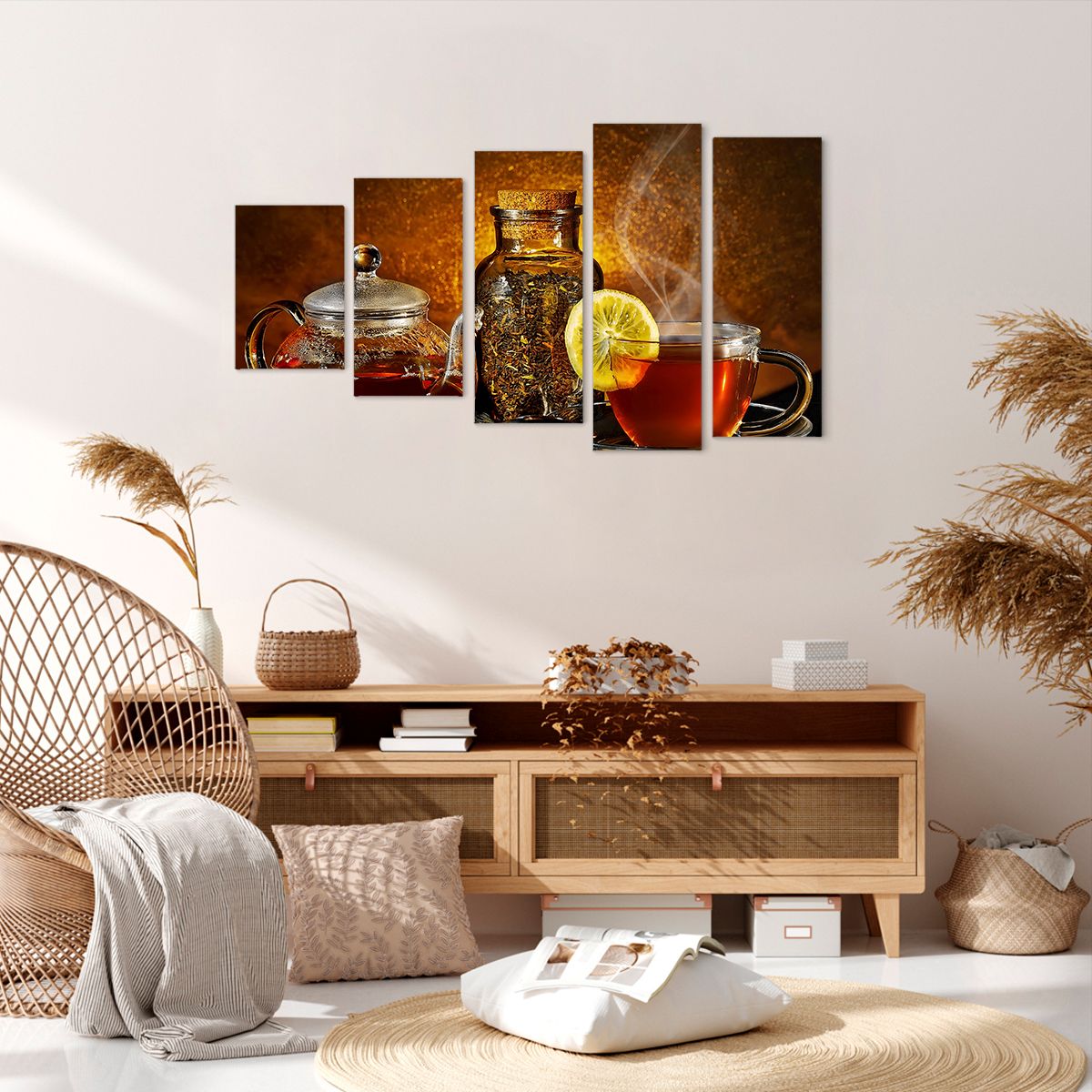 Obraz Na Płótnie - Herbata Napar  - 100X60 Cm - Eg100X60-2434
