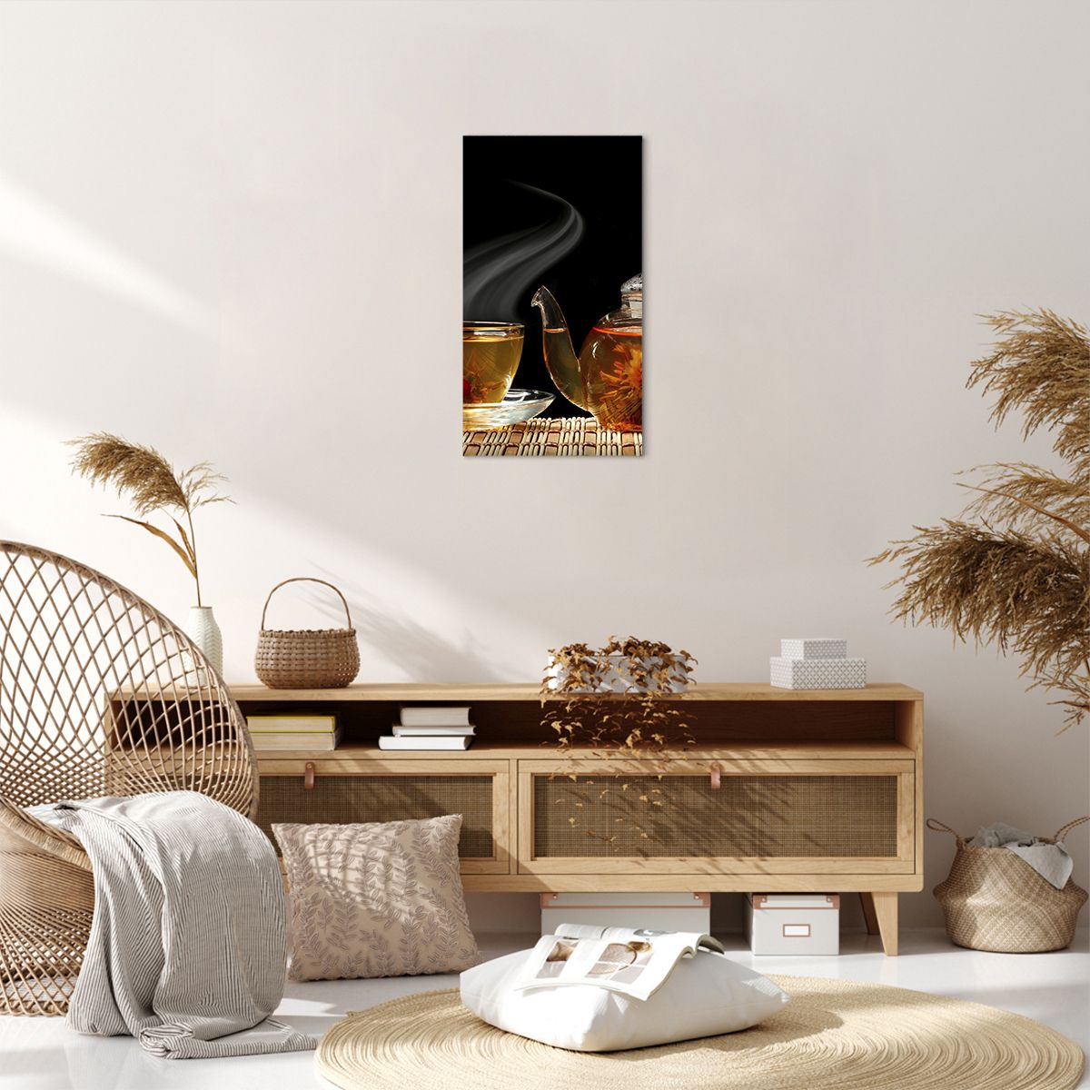 Obraz Na Płótnie - Herbata Napar  - 45X80 Cm - Pa45X80-2253