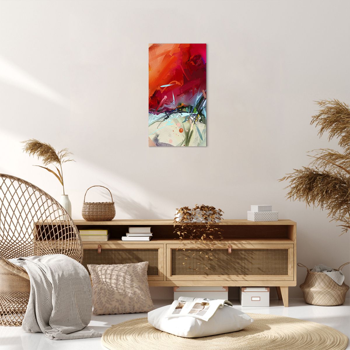 Obraz Na Płótnie - Kompozycja Dynamika - 45X80 Cm - Pa45X80-4036